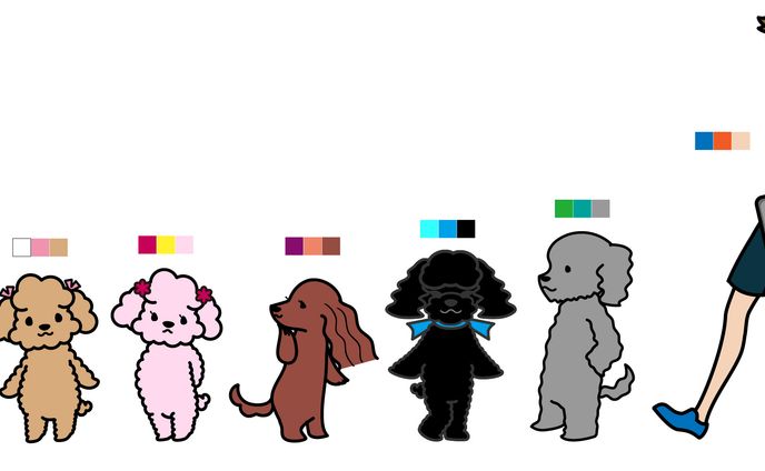 dog、book