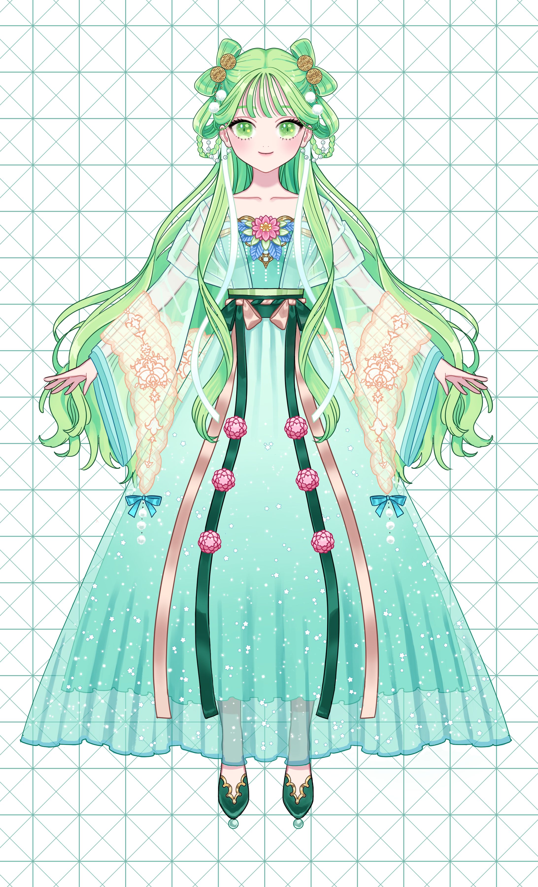 ⑨Vキャラクターデザイン+パーツ分け-1