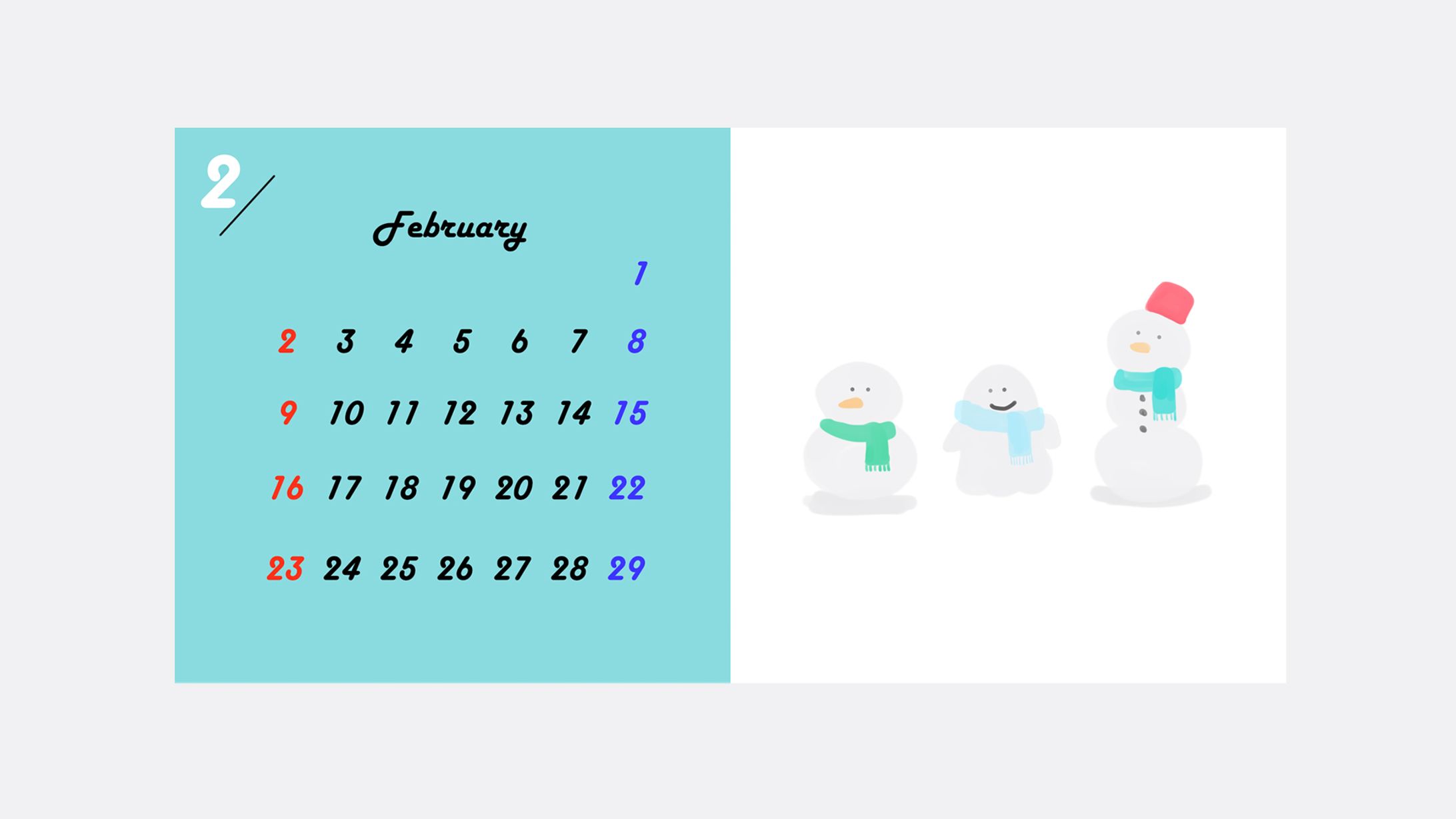 Ghost-calendar　(2月)-1