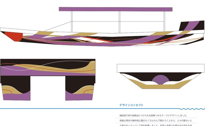 葵舟の舟体デザイン