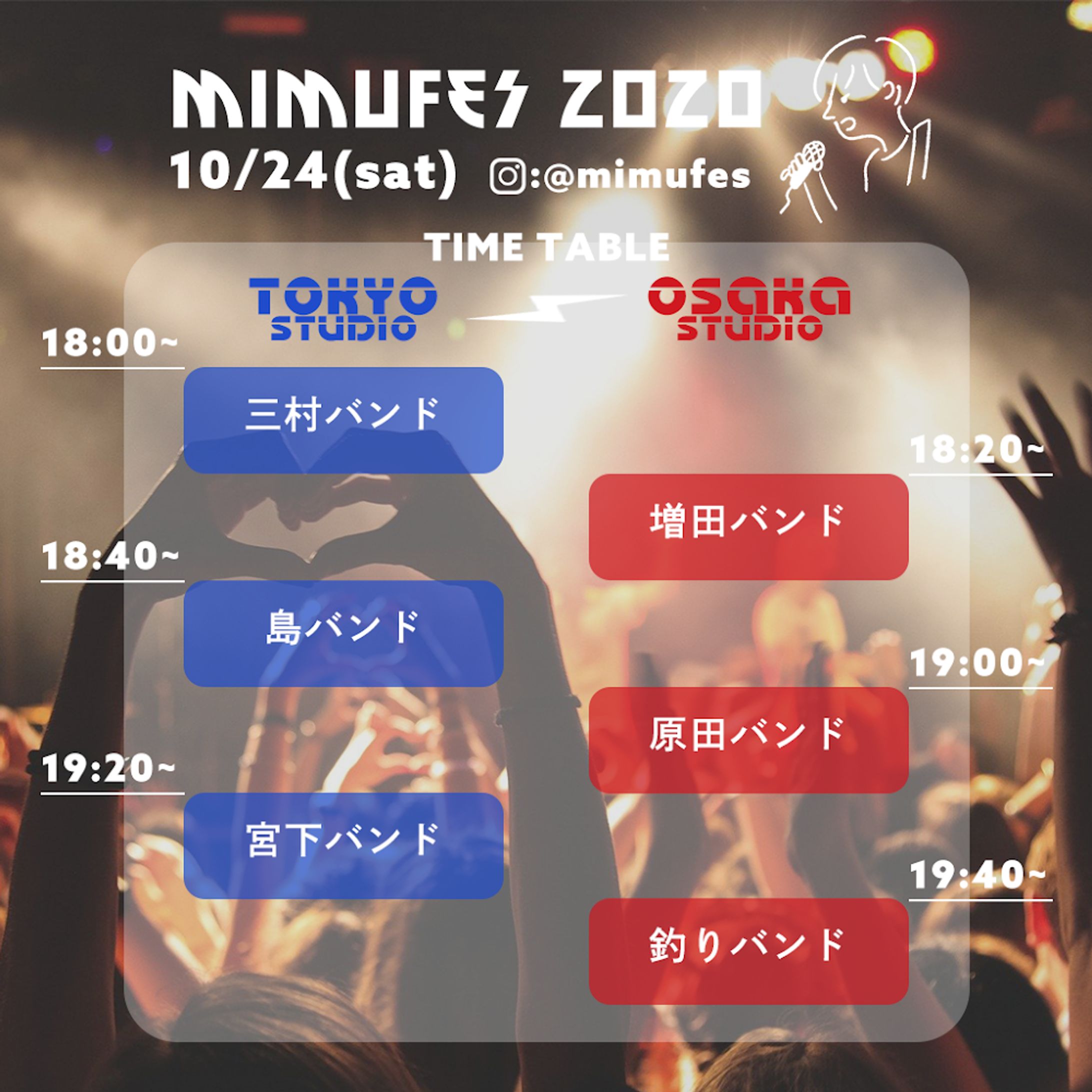 【タイムテーブル】MIMUFES2020-1