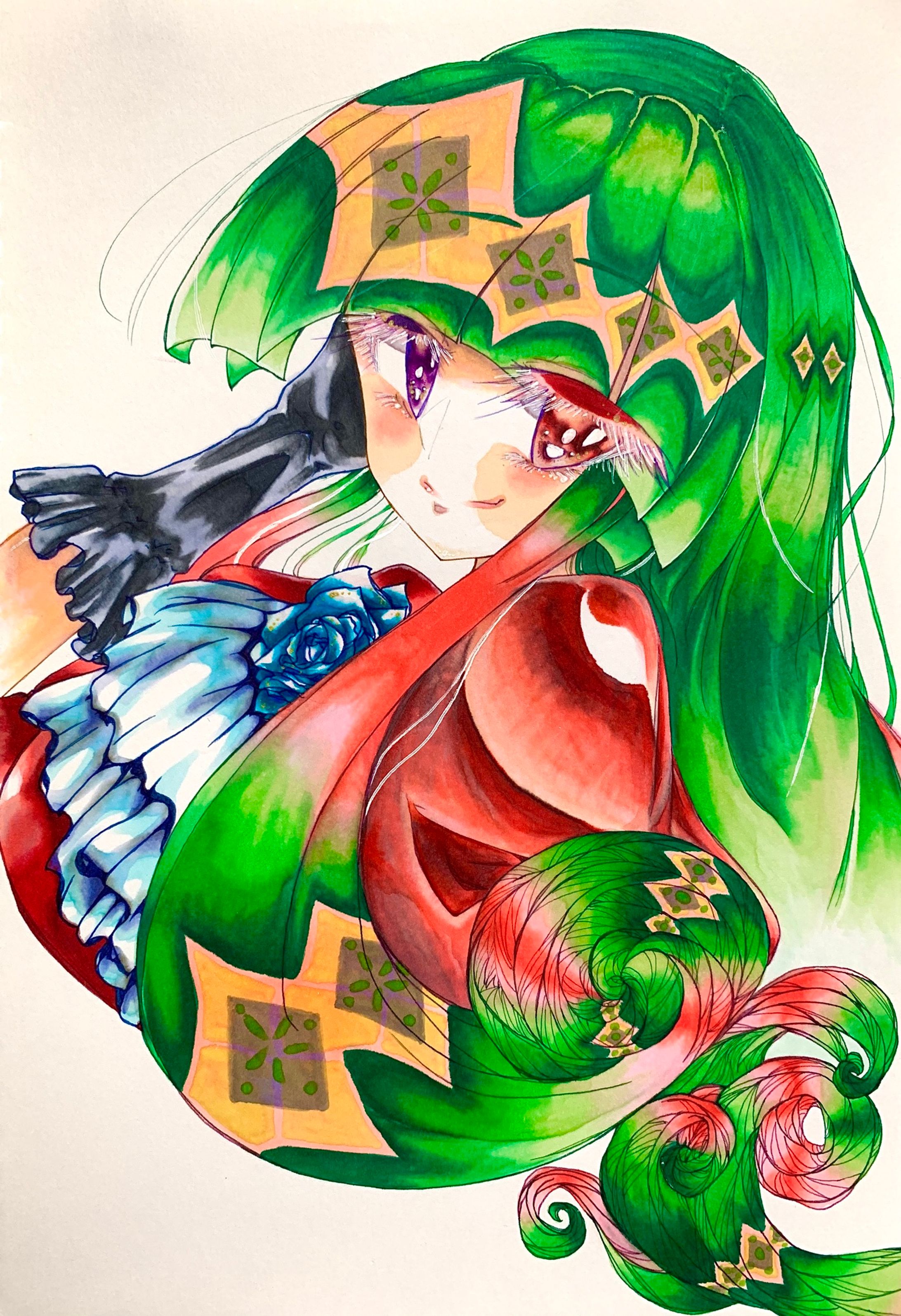 ラメなしキラキライラスト-1