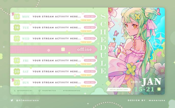 plave、schedule
