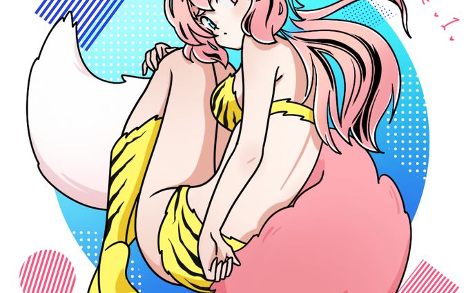 エイプリルフールイラスト　うる星やつら風
