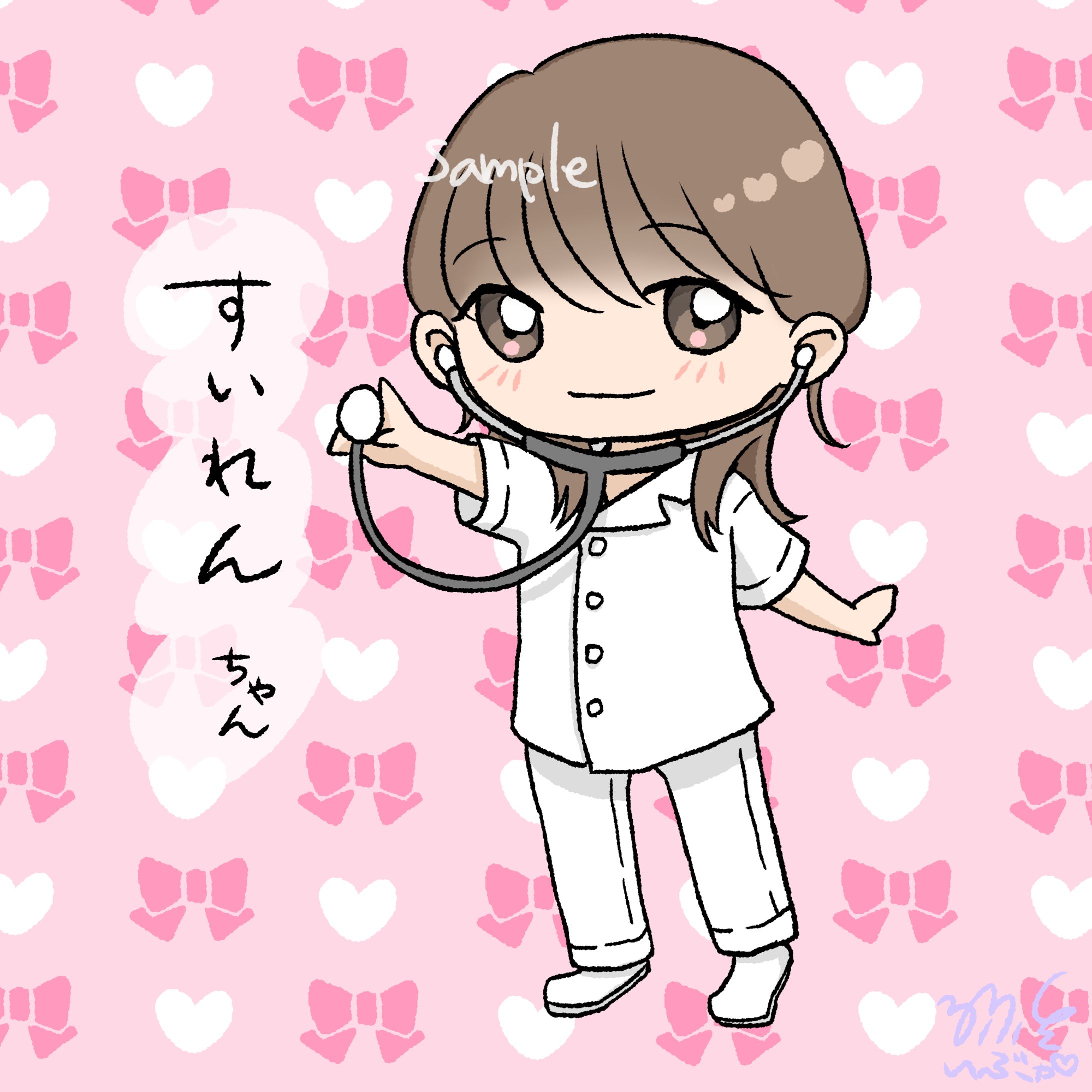 たか様ご依頼プレゼント用SDイラスト-1