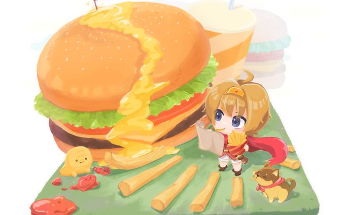 デフォルメ一枚絵