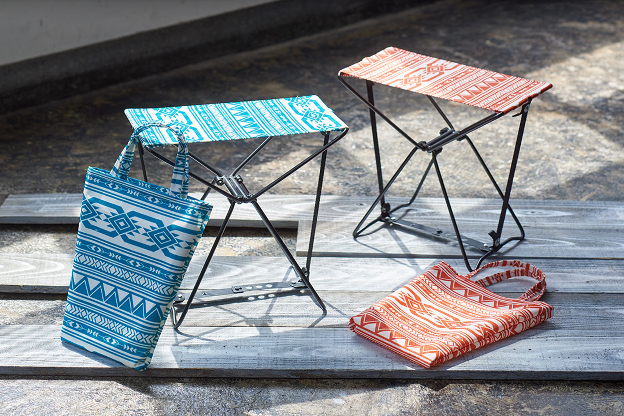 Folding Stool Native-1