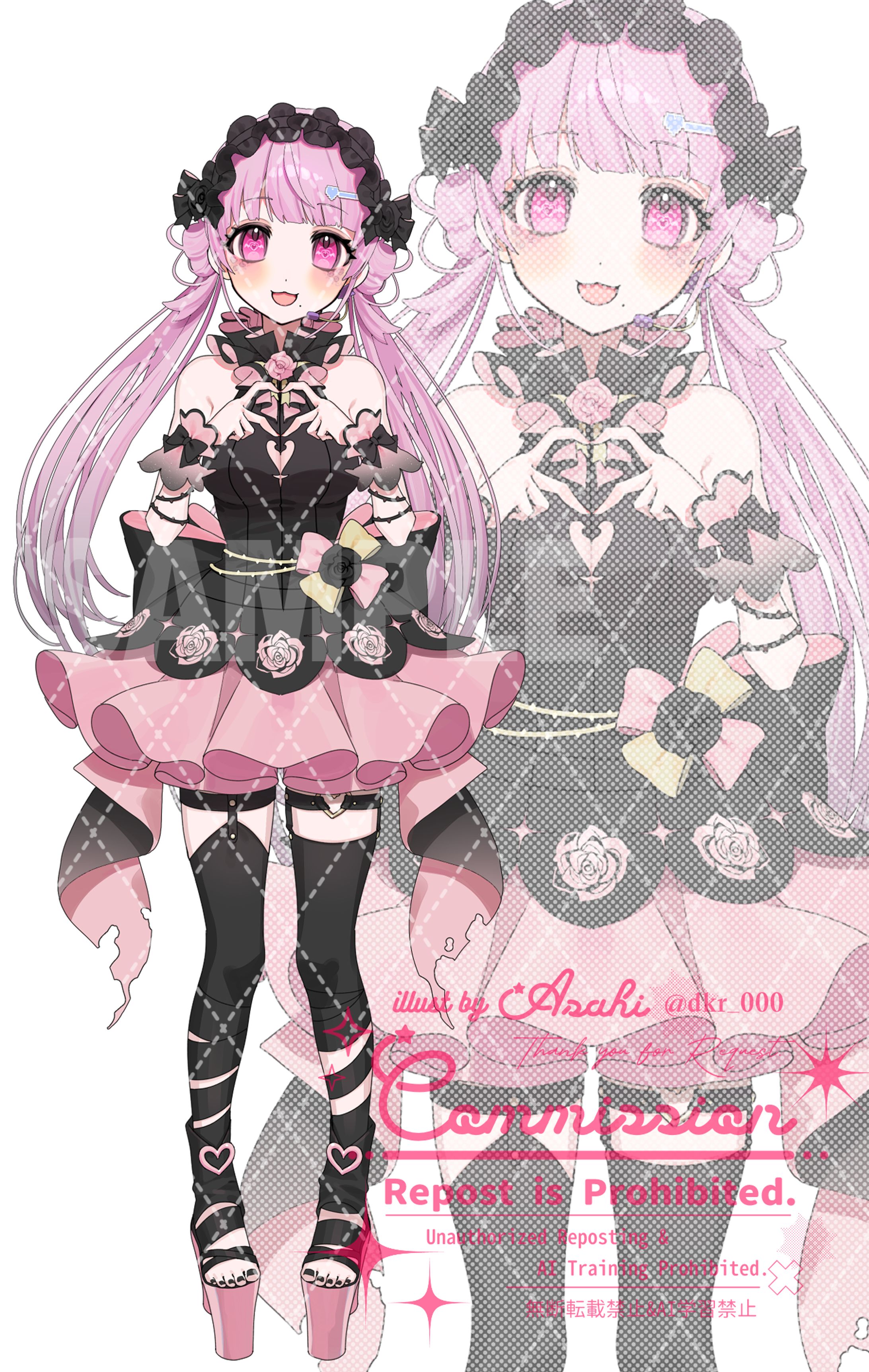 cozopro所属 IRIAMライバー　姫華結様　立ち絵-1