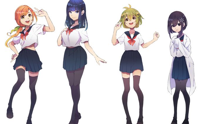 アニメキャラ風 立ち絵