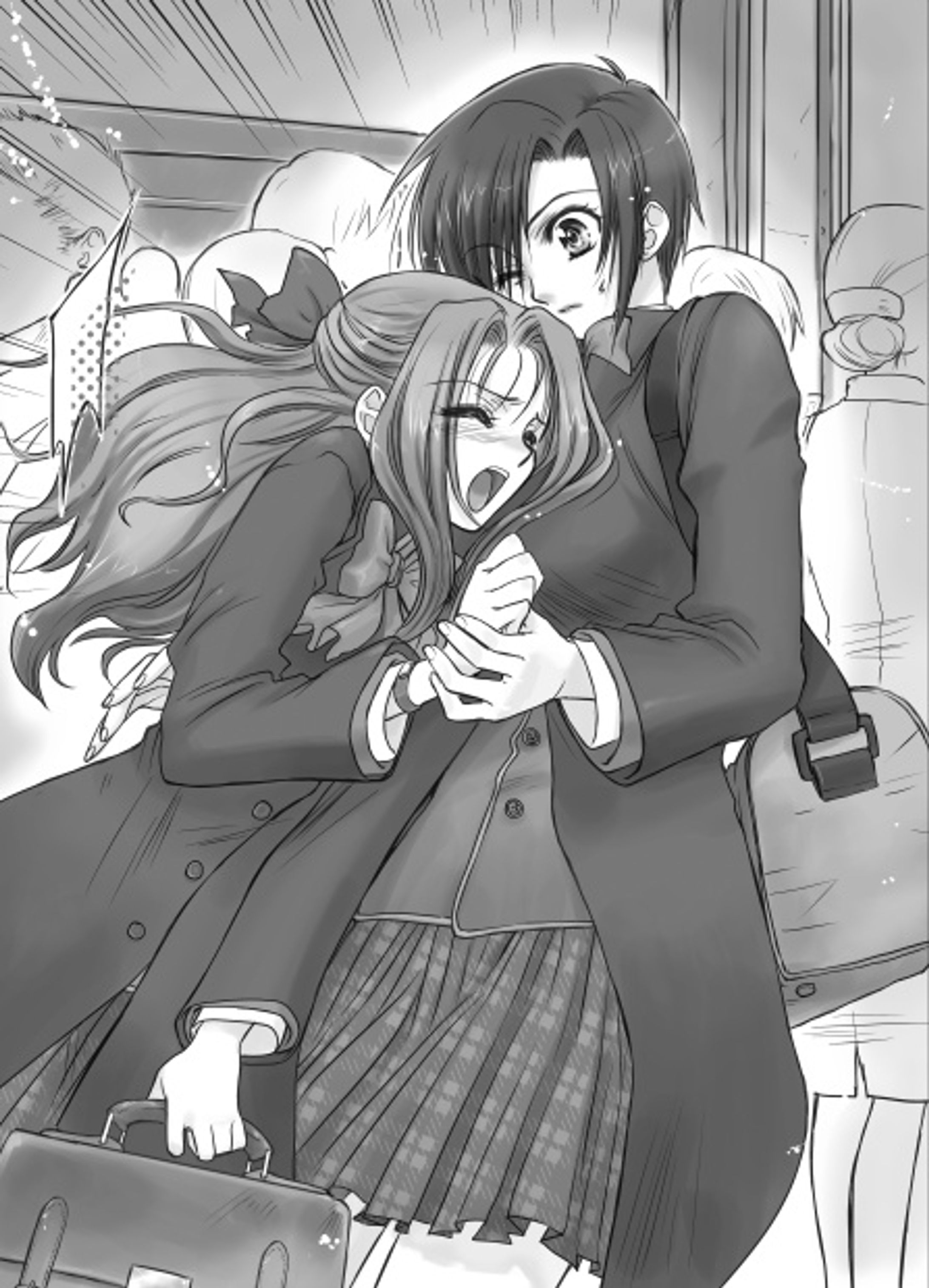 分冊「震透物語」　モノクロ挿絵-1