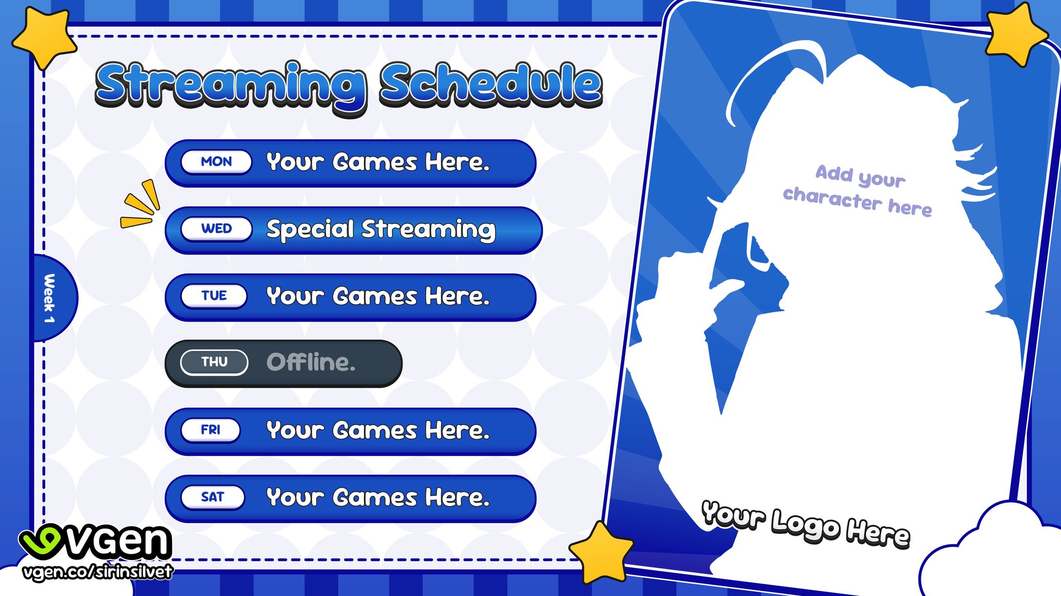 Stream Schedule Design-1