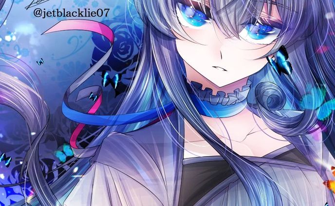 モルフォ蝶
#モルフォ蝶 #イラスト #創作 #創作イラスト #オリジナル #オリジナルキャラクター #青髪 #青色 #蝶
