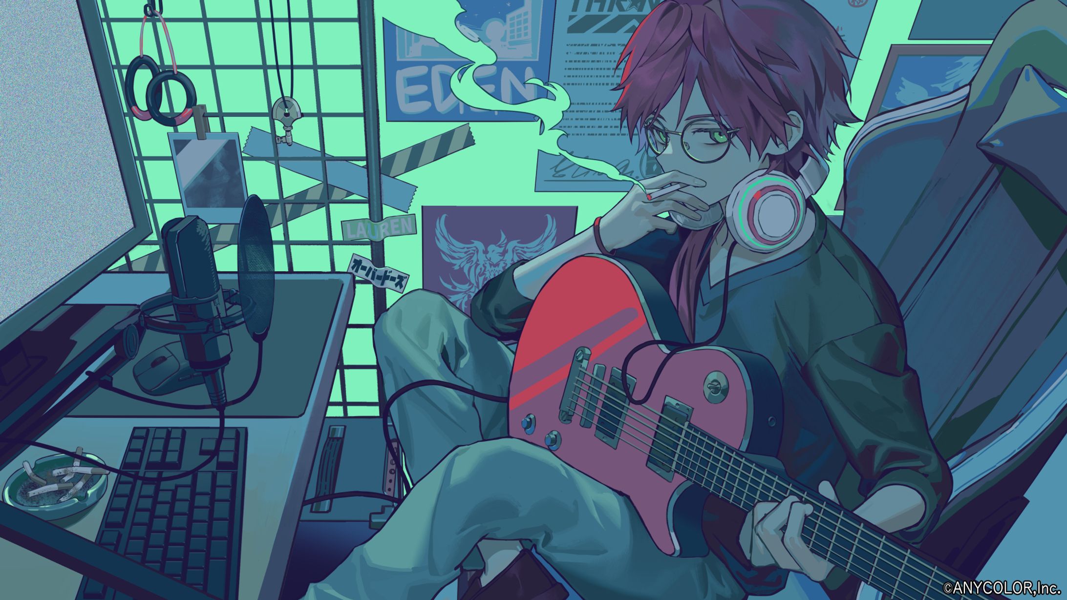 「Overdose」イラスト制作｜ローレン・イロアス-1