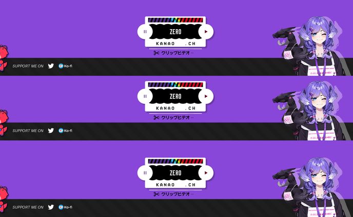Youtube Banner - Zero Kanao Ch. 