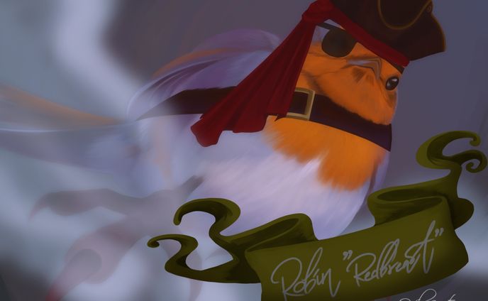 the pirate "red breast" robbin