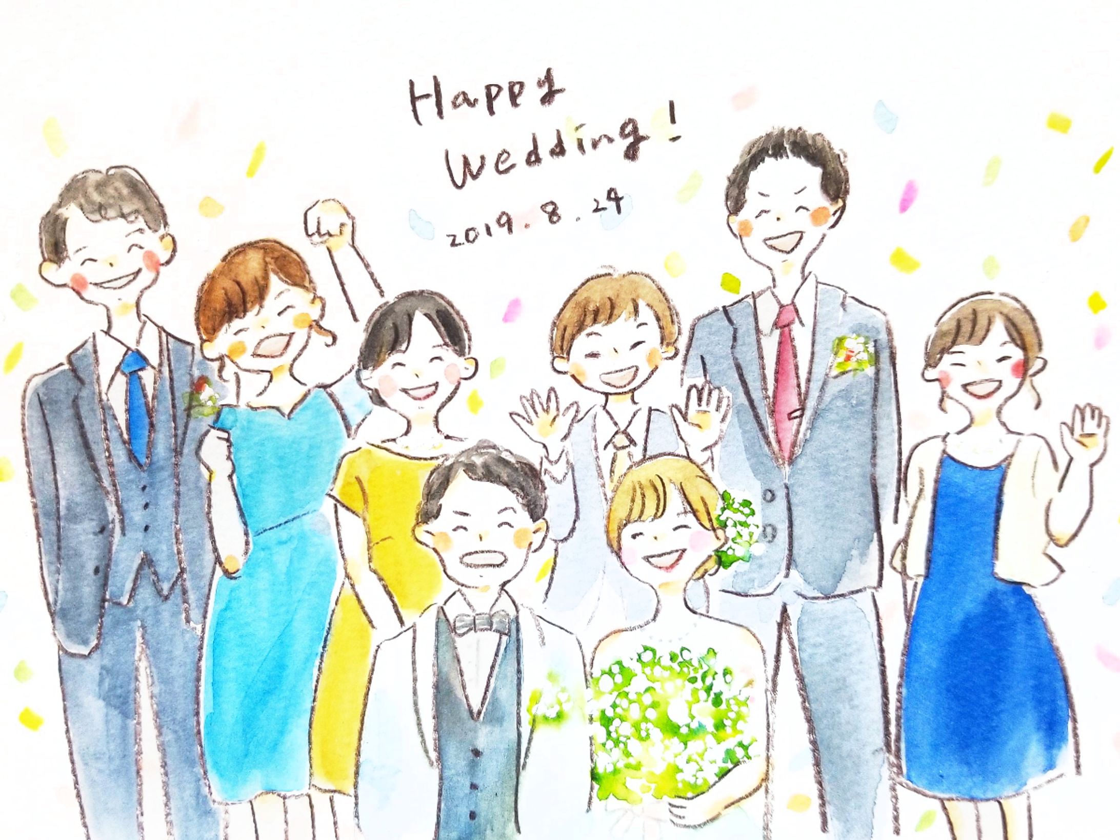 結婚式イラスト-1