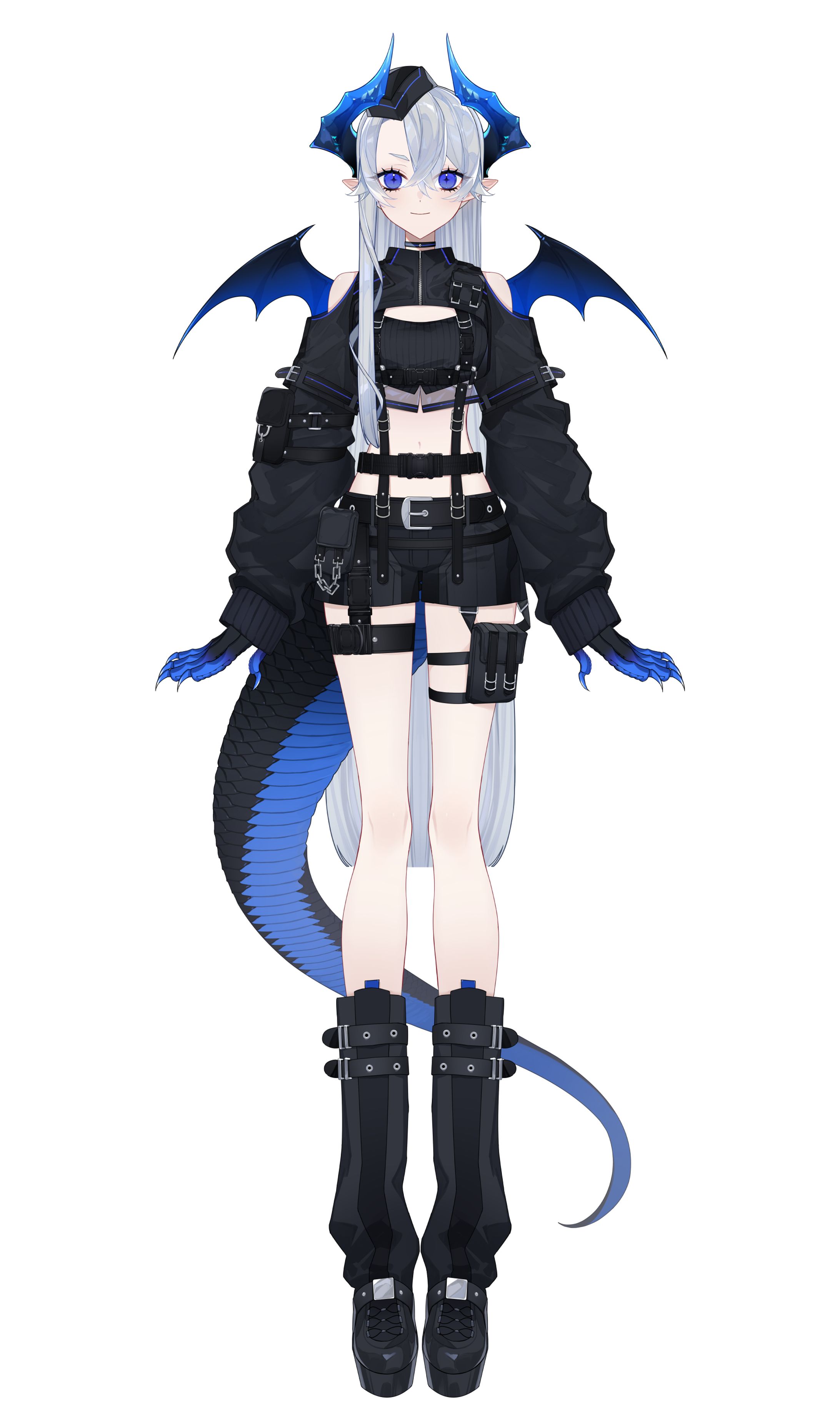 青威リューガさん/Live2Dモデルイラスト(＋キャラクターデザイン)-1