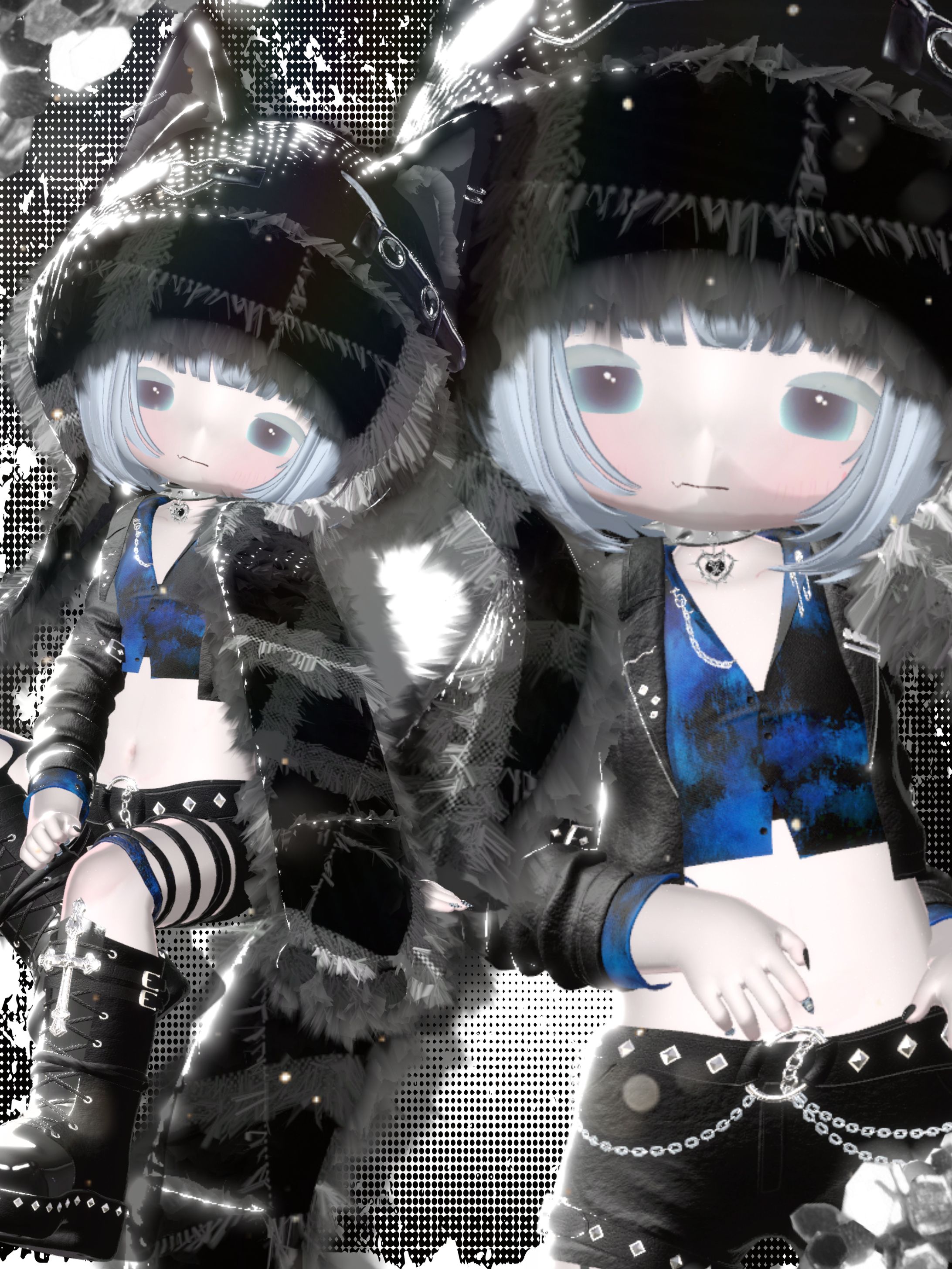 chocomintou-shop『White Wolf -Hood&Scarf』-1