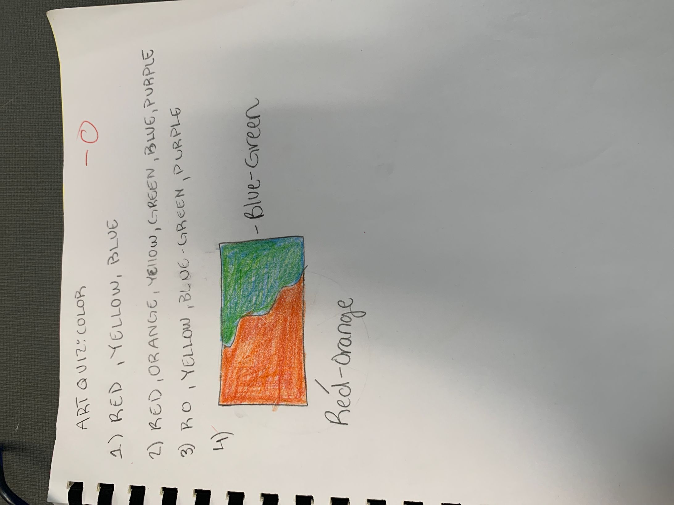 Color scheme quiz -1