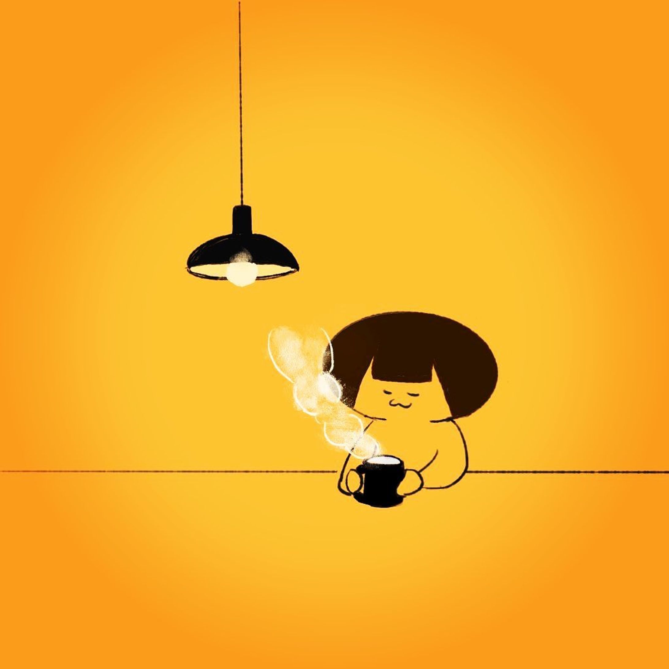 ホッと一息
.
.
.
 #イラスト #illustration  #イラスト好きな人と繋がりたい  #イラストグラム  #イラスト練習中  #illustrator  #茶色  #ゆるいイラスト  #飲み物  #procreate-1
