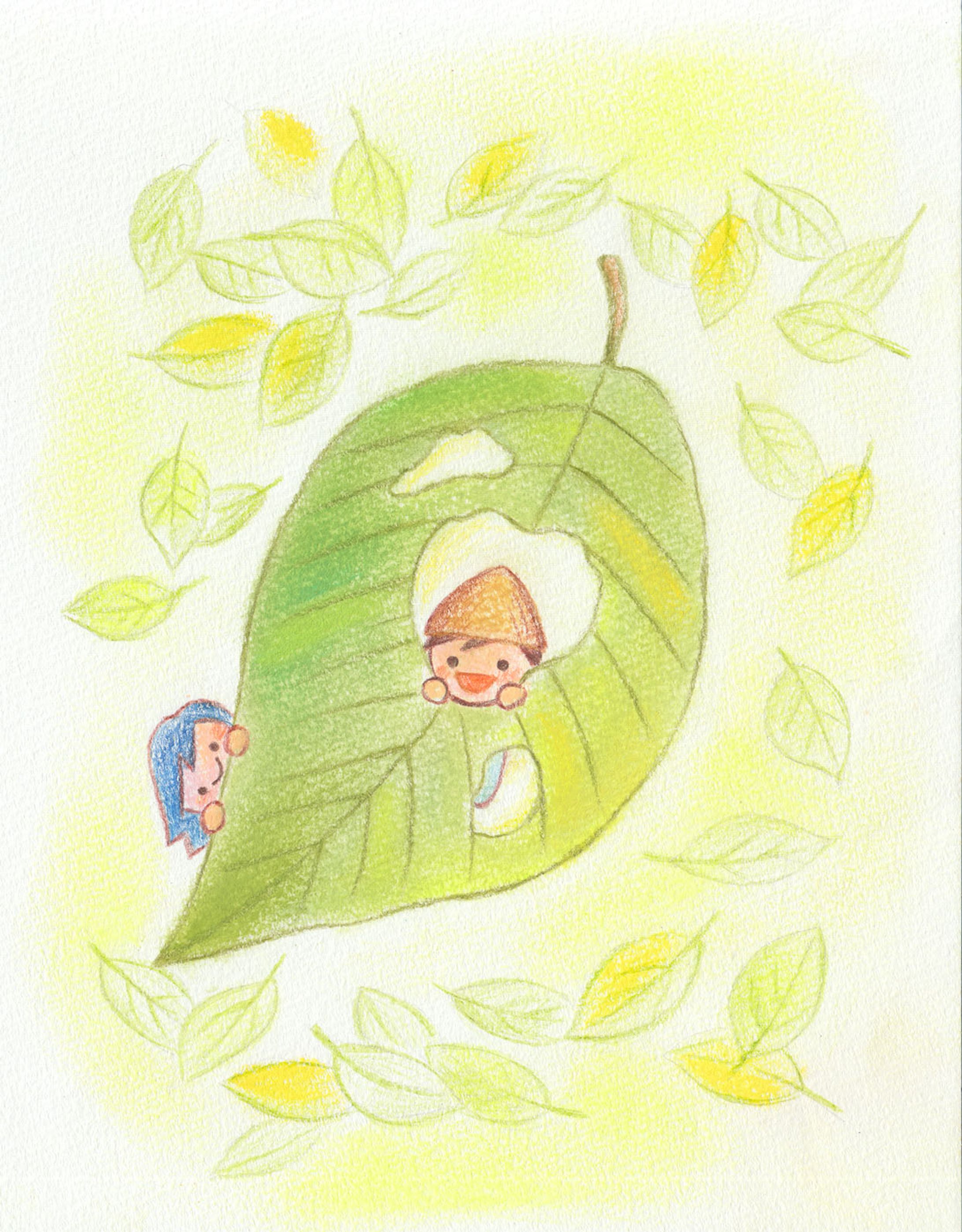 虫食い葉っぱ-1