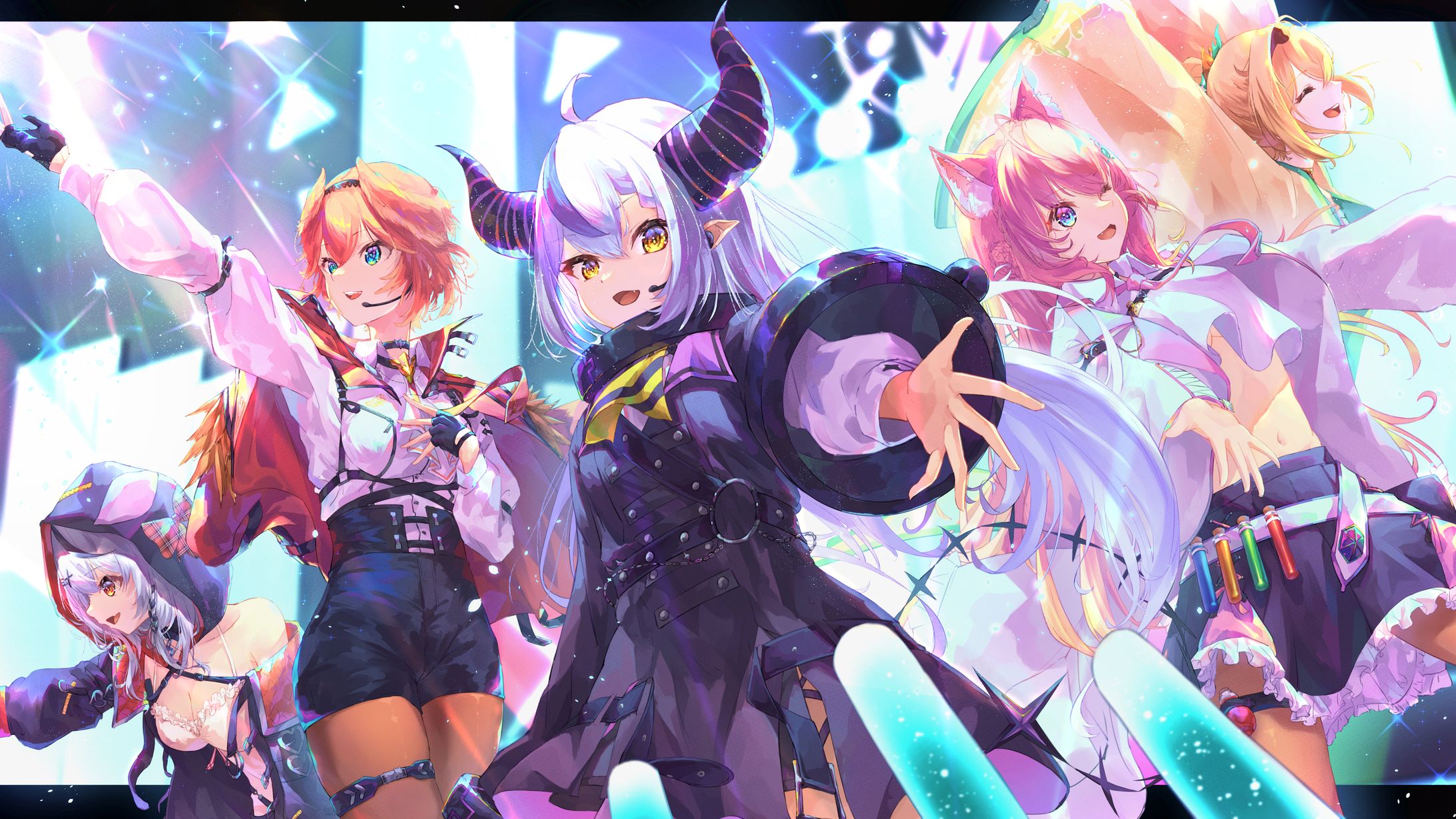 秘密結社holox1周年記念イラスト-1