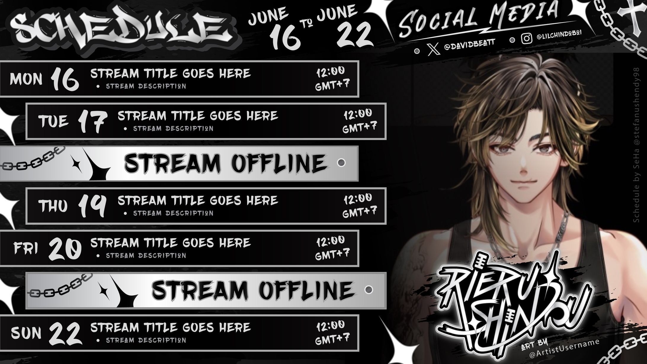 Rieru Shindou Stream Schedule-1
