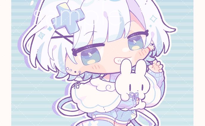 あのね。様グッズ用SDイラスト