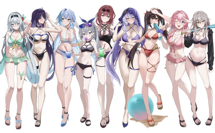 崩壊スターレイル　水着デザイン