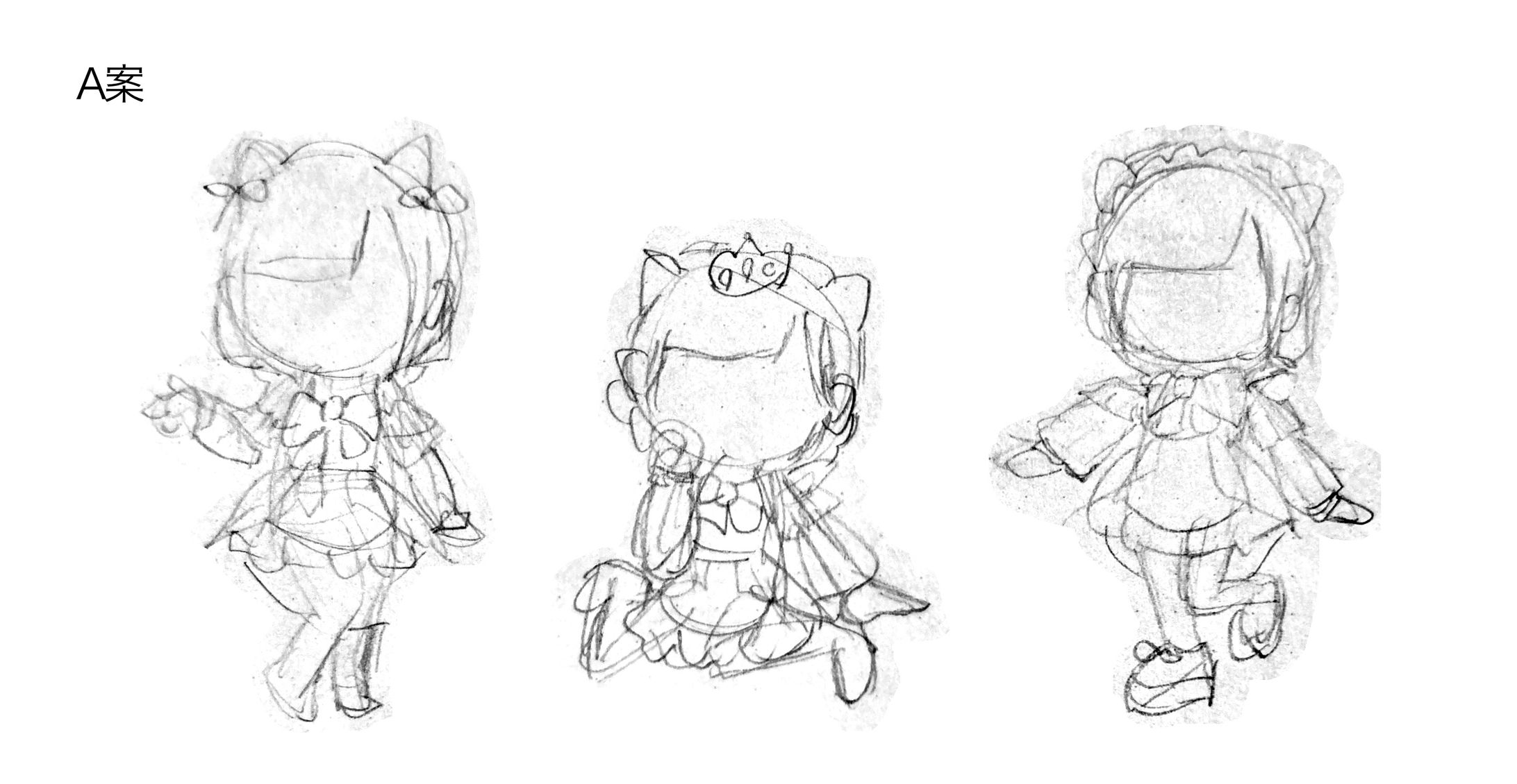 A案：衣装がわかりやすいポーズ