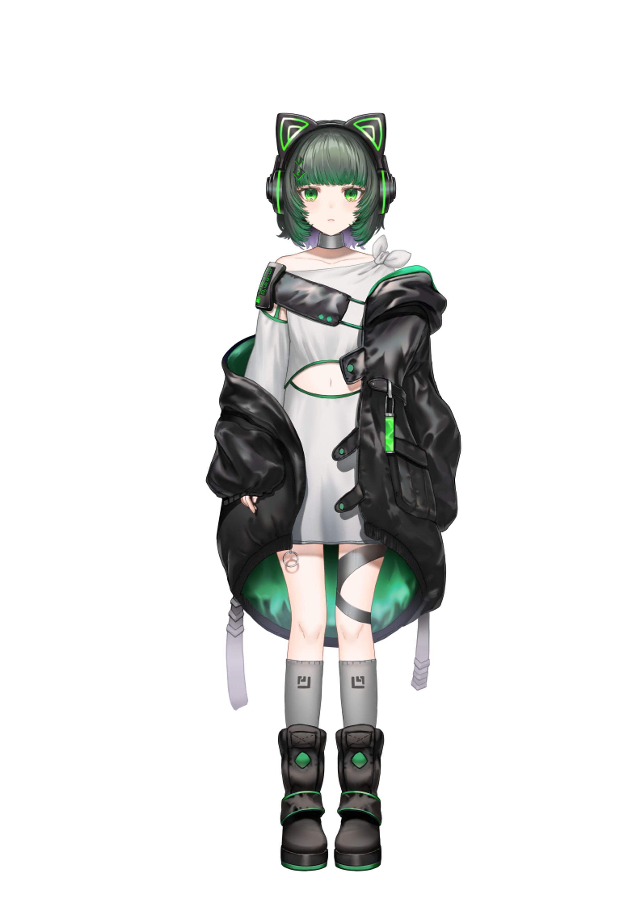Mixstgirls　vtuber 渚沢シチ　キャラクターデザイン-1