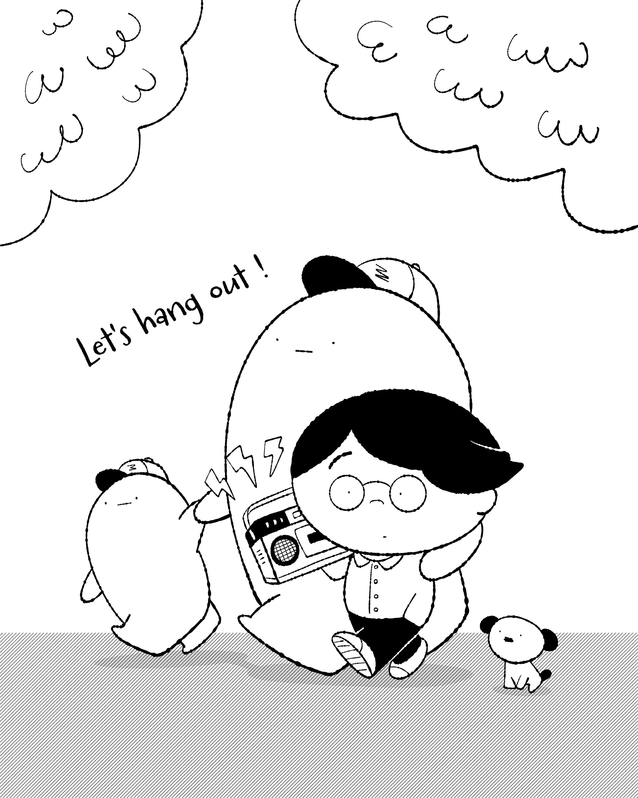 Let's hang out !-1