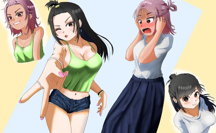 ギャルと清楚女子の入れ替わり