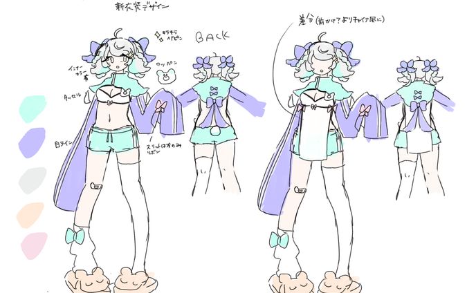 衣装デザイン、vtuber