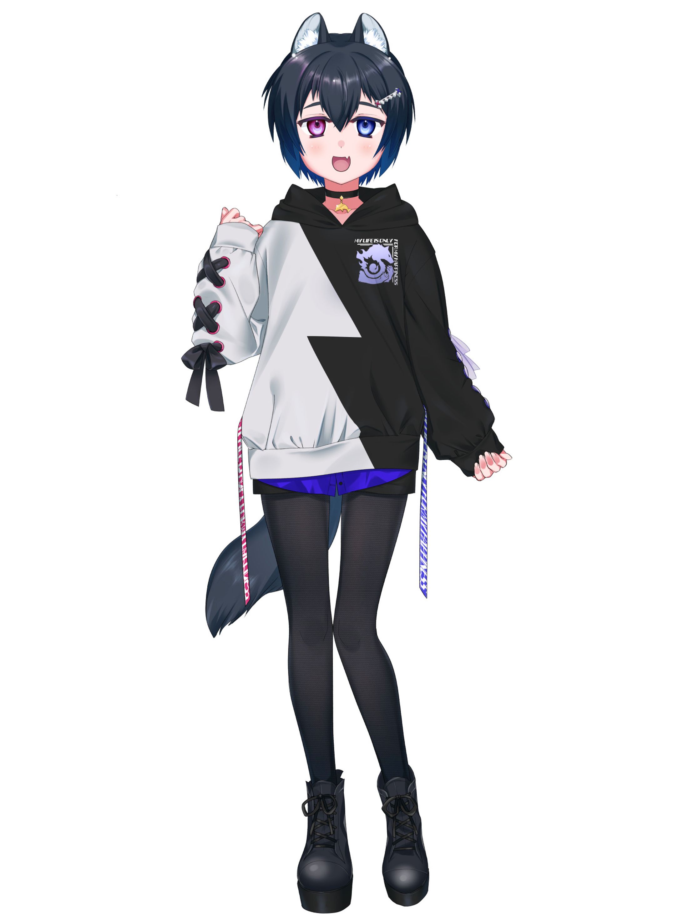 2021/8  人仁輪 紡（ひととわ つむぐ）さん　IRIAMイラスト配信Ver.2対応新立ち絵  　-1