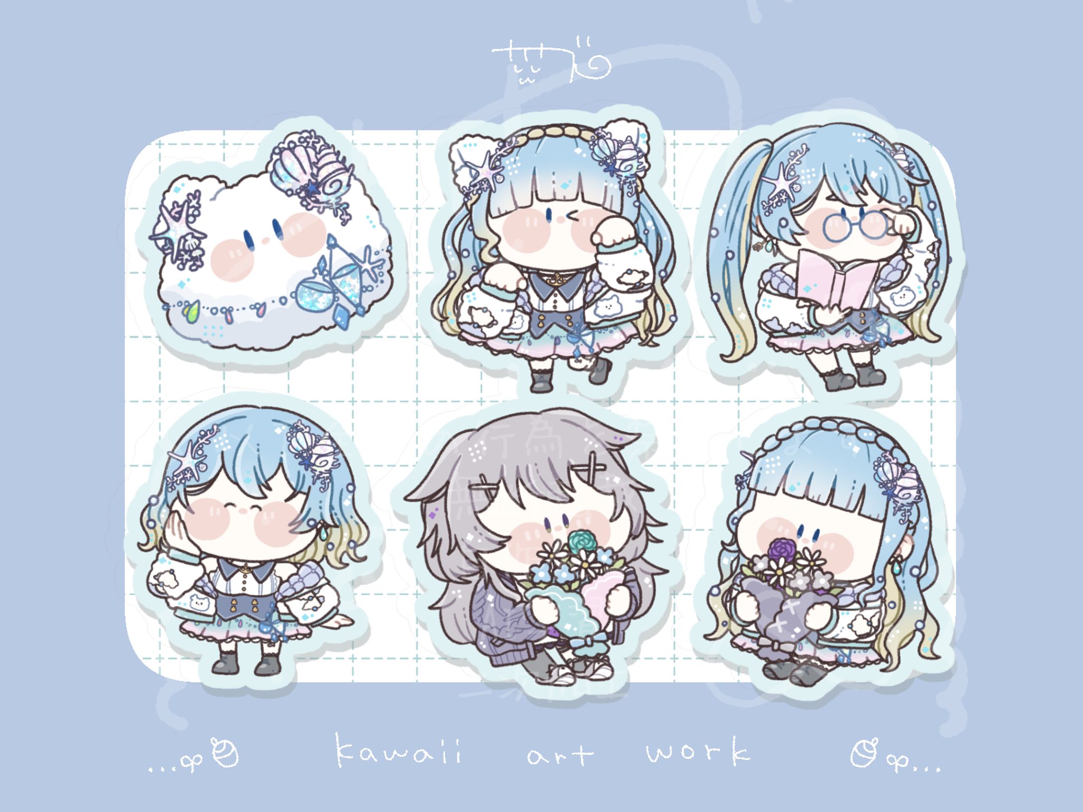 【ご依頼】SDイラスト/雲瑠璃ラピス様-1