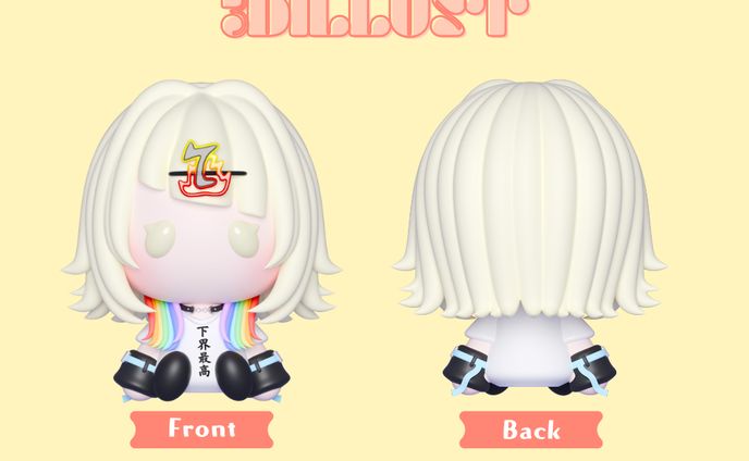 3Dデフォルメイラスト/福音えあ様