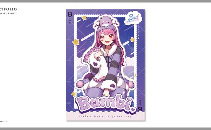 Bambi.様 2周年ビジュアル