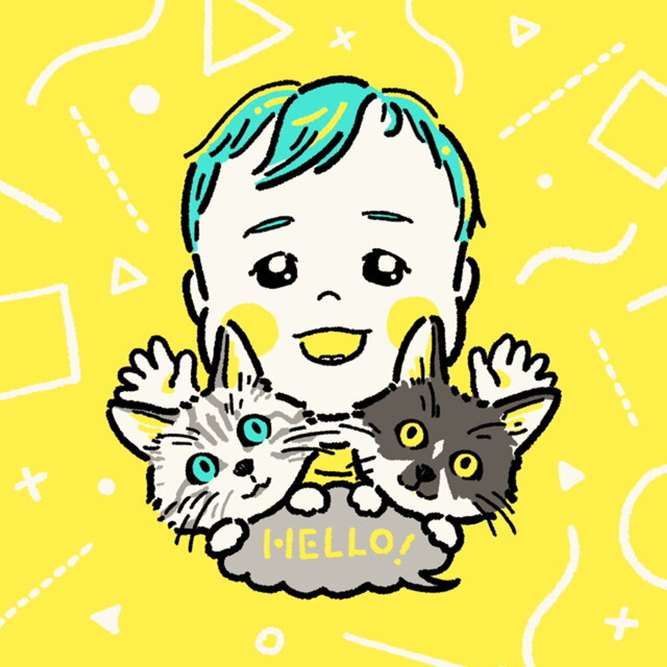 Pretty yellow｜似顔絵イラスト-1