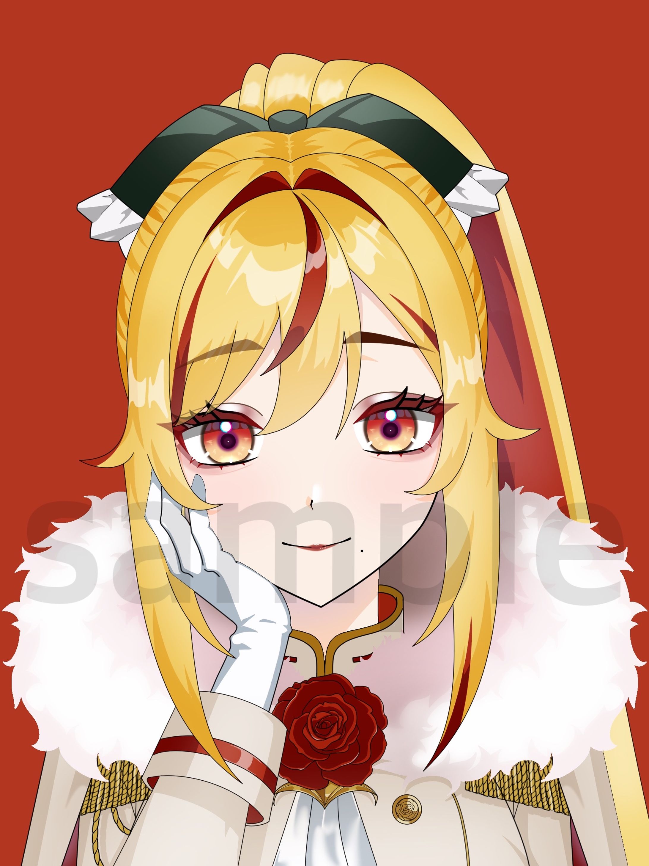 【個人依頼】エリザ・ローズ様 アイコンイラスト-1