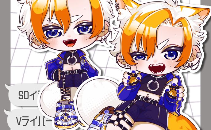 稲餠おこげ様SDイラスト