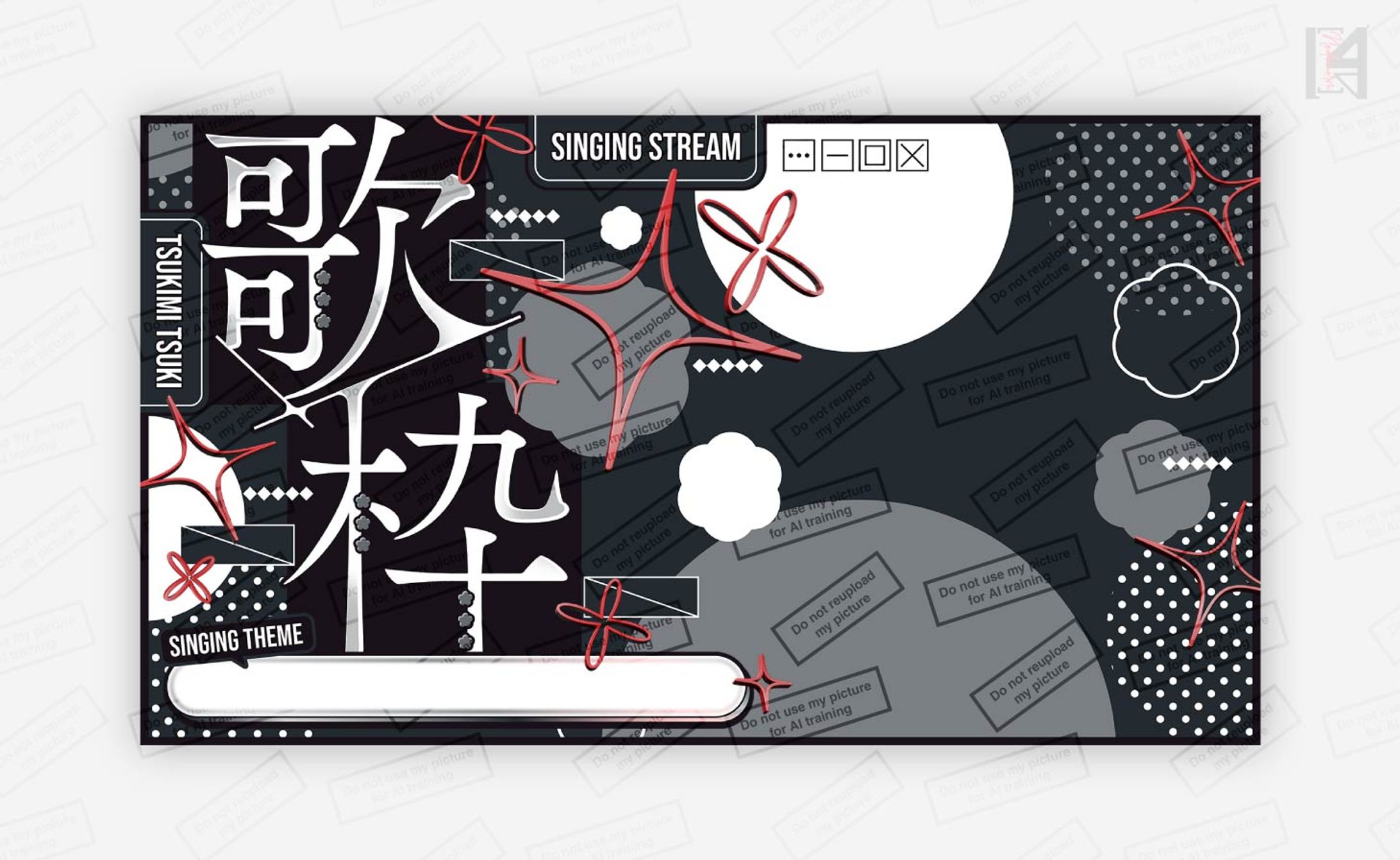 月深ツキ様　歌枠2サムネイルテンプレート-1