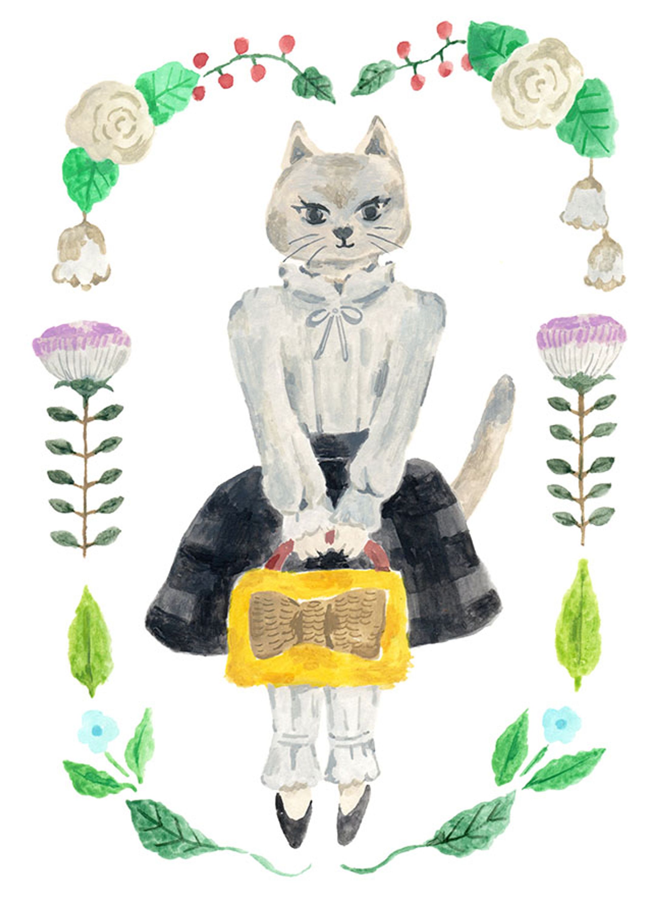 おめかししたねこ-1