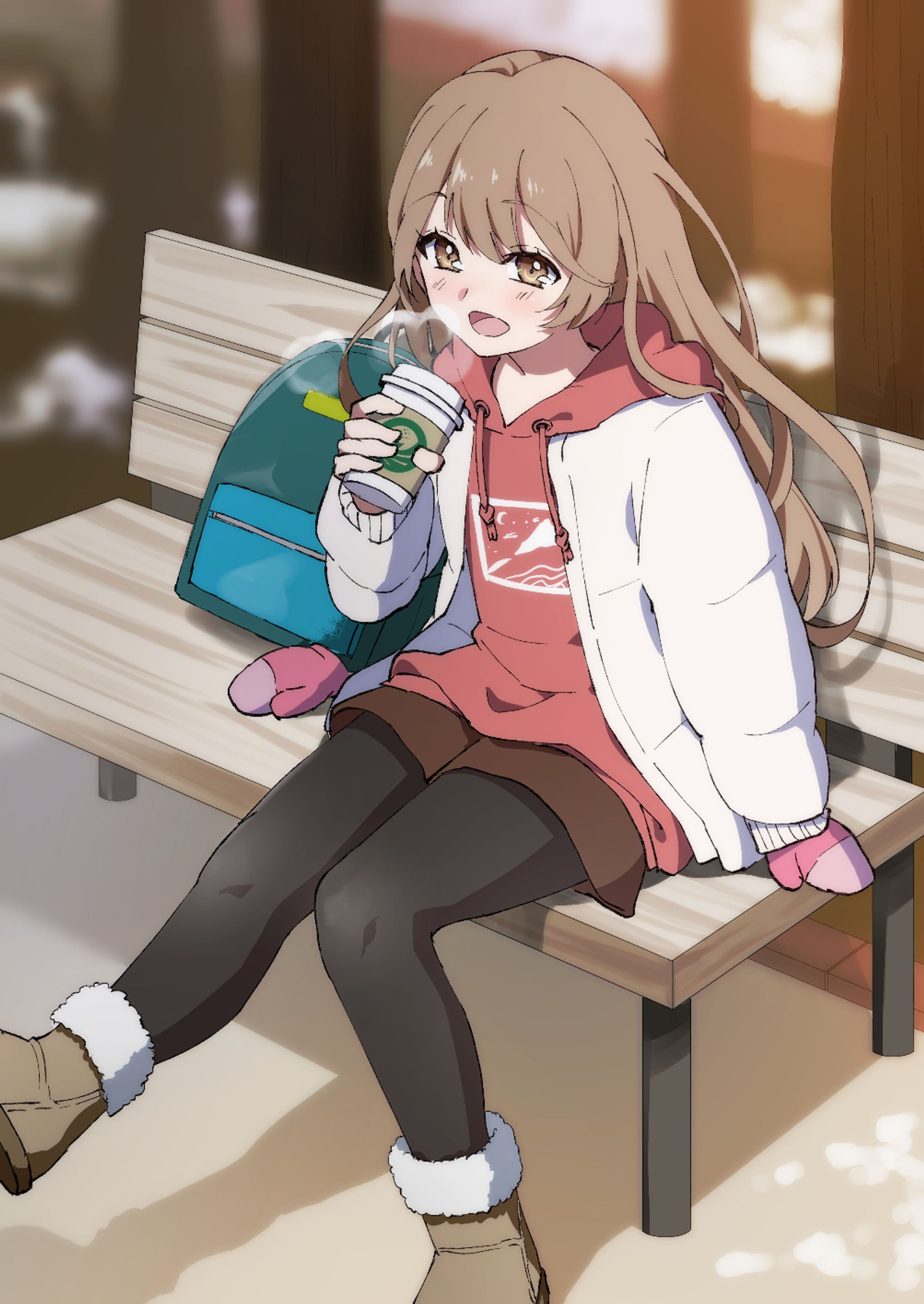 縹るぅ様FA_遊び疲れて休憩-1