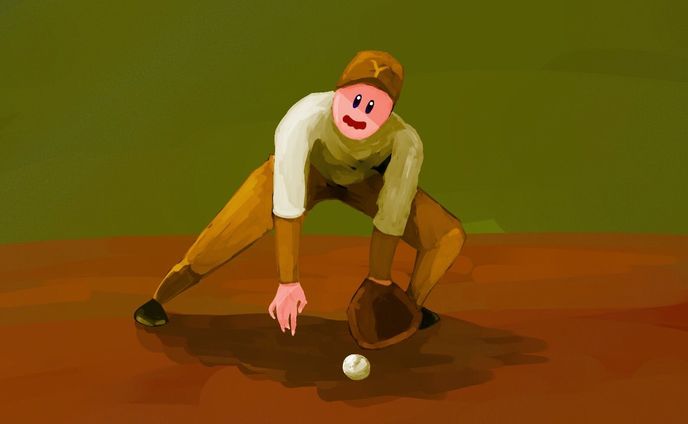 野球をする星のカービィ