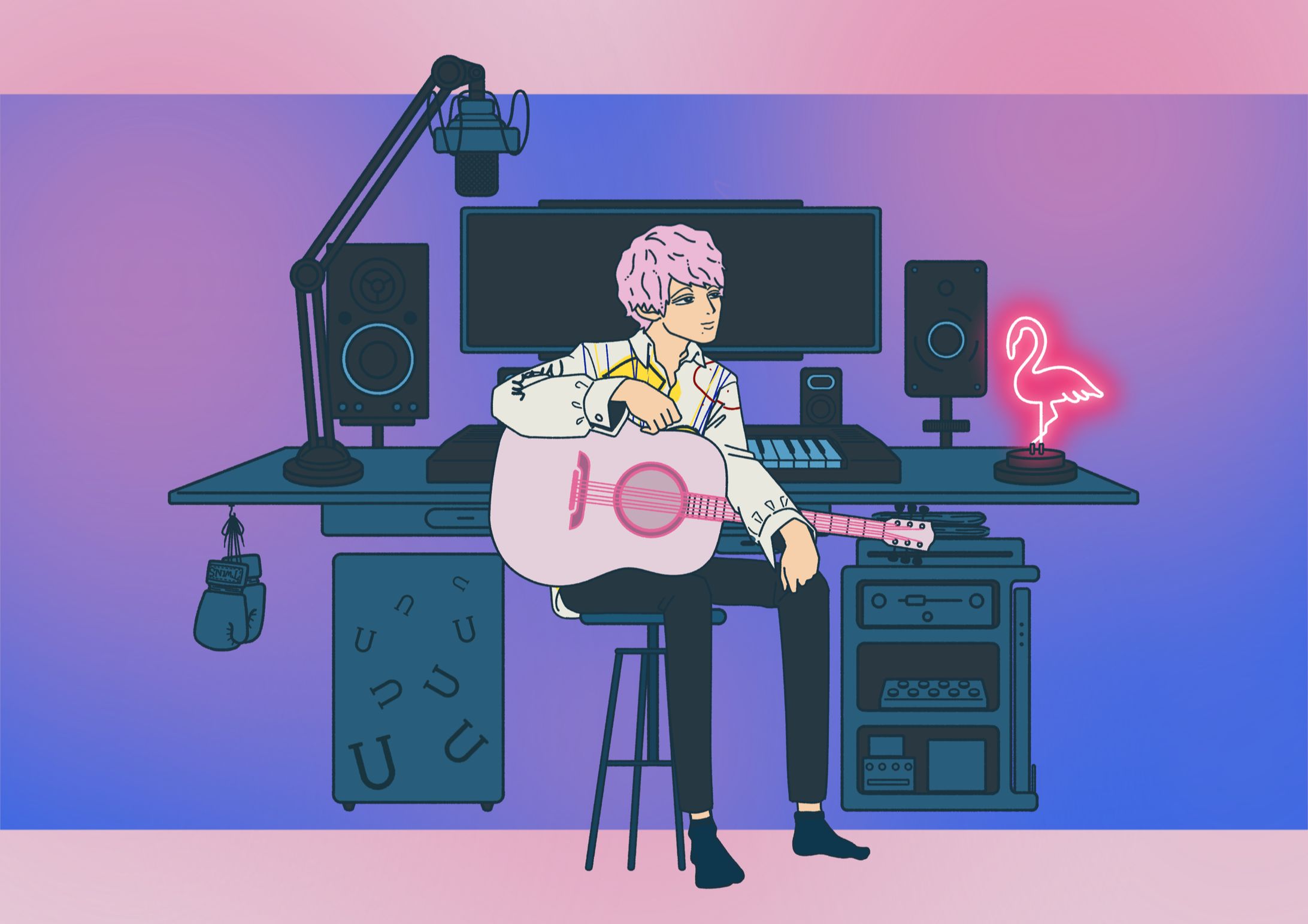 【ご依頼】ツイキャス配信用イラスト-1