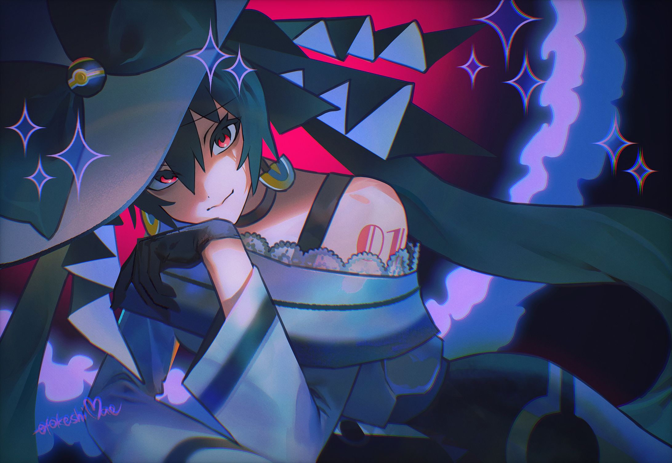 【fanart】🖤Hatsune Miku🖤 - pokemiku-1