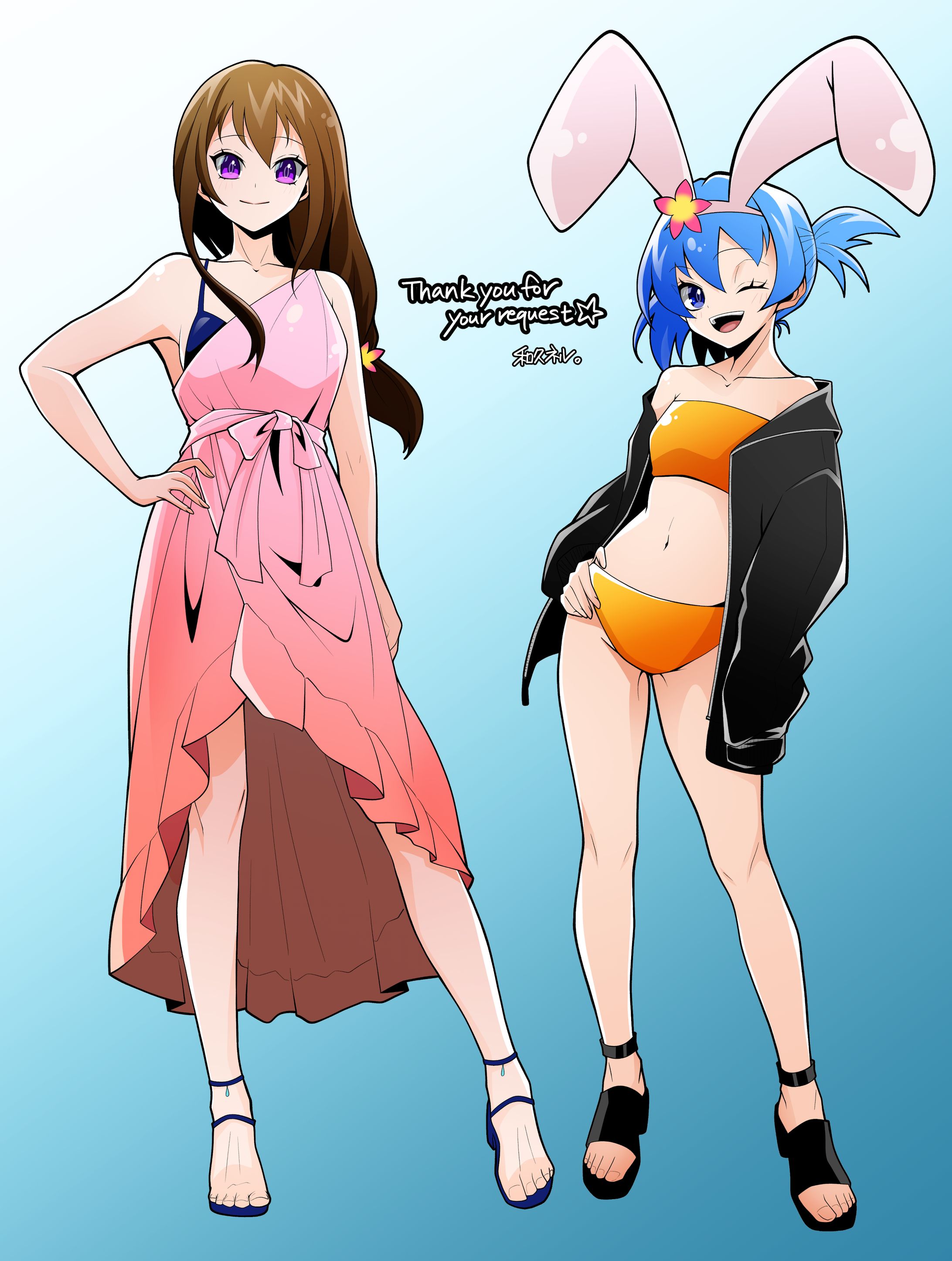 Skebコミッション(水着デザイン)-1