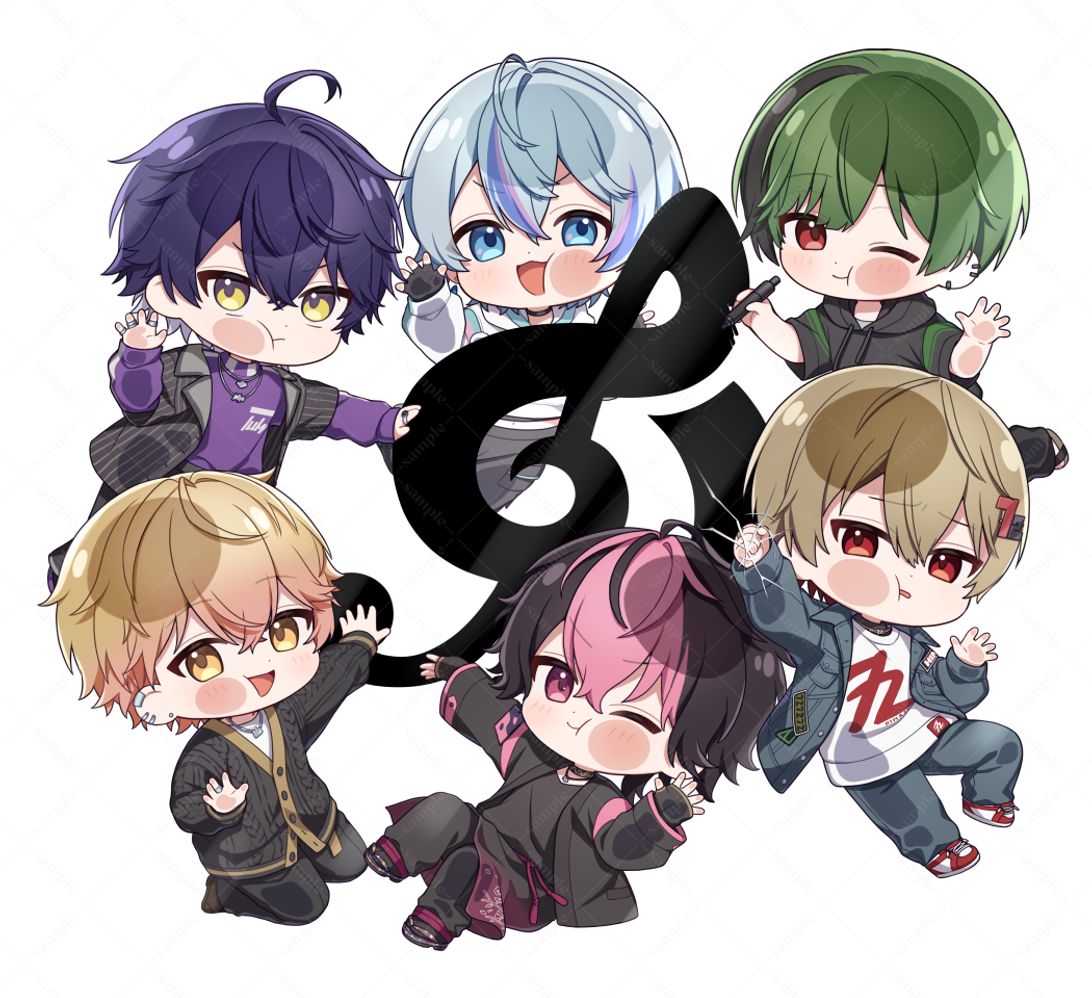 シクフォニ様 グッズ用イラスト