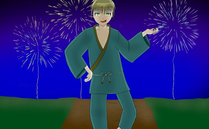 花火と胡散臭い男